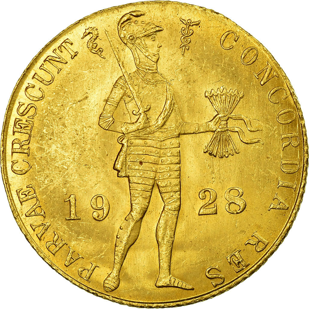 Monnaie, Pays-Bas, Wilhelmina I, Ducat, 1928, Utrecht, SUP+, Or, KM:83.1a