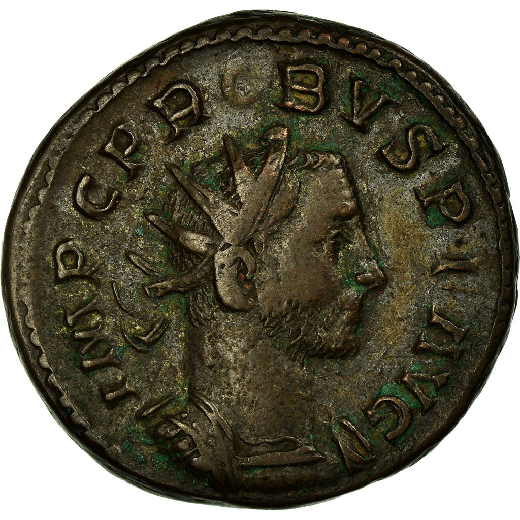 Moneta, Probus, Antoninianus, 277, Lyon - Lugdunum, BB, Biglione, RIC:38