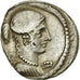 Moneta, Carisia, Denarius, 46 BC, Rome, BB, Argento, Crawford:464/4