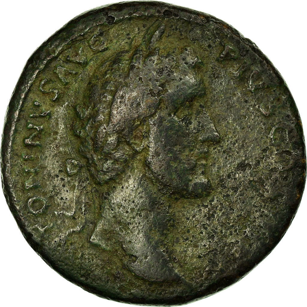 Moneta, Antoninus Pius, Sesterzio, 141-143, Rome, MB+, Bronzo, RIC:598