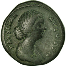 Münze, Faustina II, Sesterz, 170-176, Rome, S+, Silber, RIC:1663