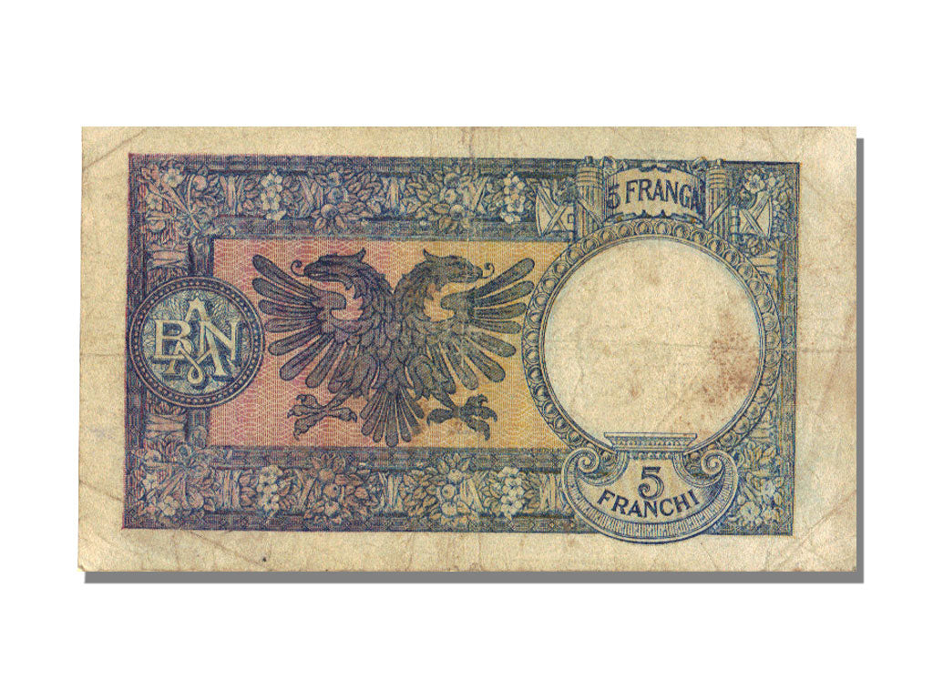 Albania, 5 Franga, EF(40-45), E 18