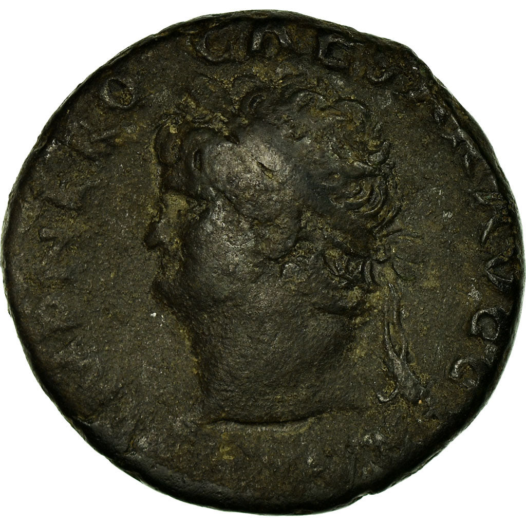 Monnaie, Néron, As, 66, Rome, TB+, Bronze, RIC:348