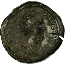 Moneda, Faustina I, Sestercio, AD 146-161, Rome, BC+, Bronce, RIC:1120
