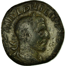 Moneta, Philip I, Sesterzio, 244, Rome, MB, Bronzo, RIC:175a