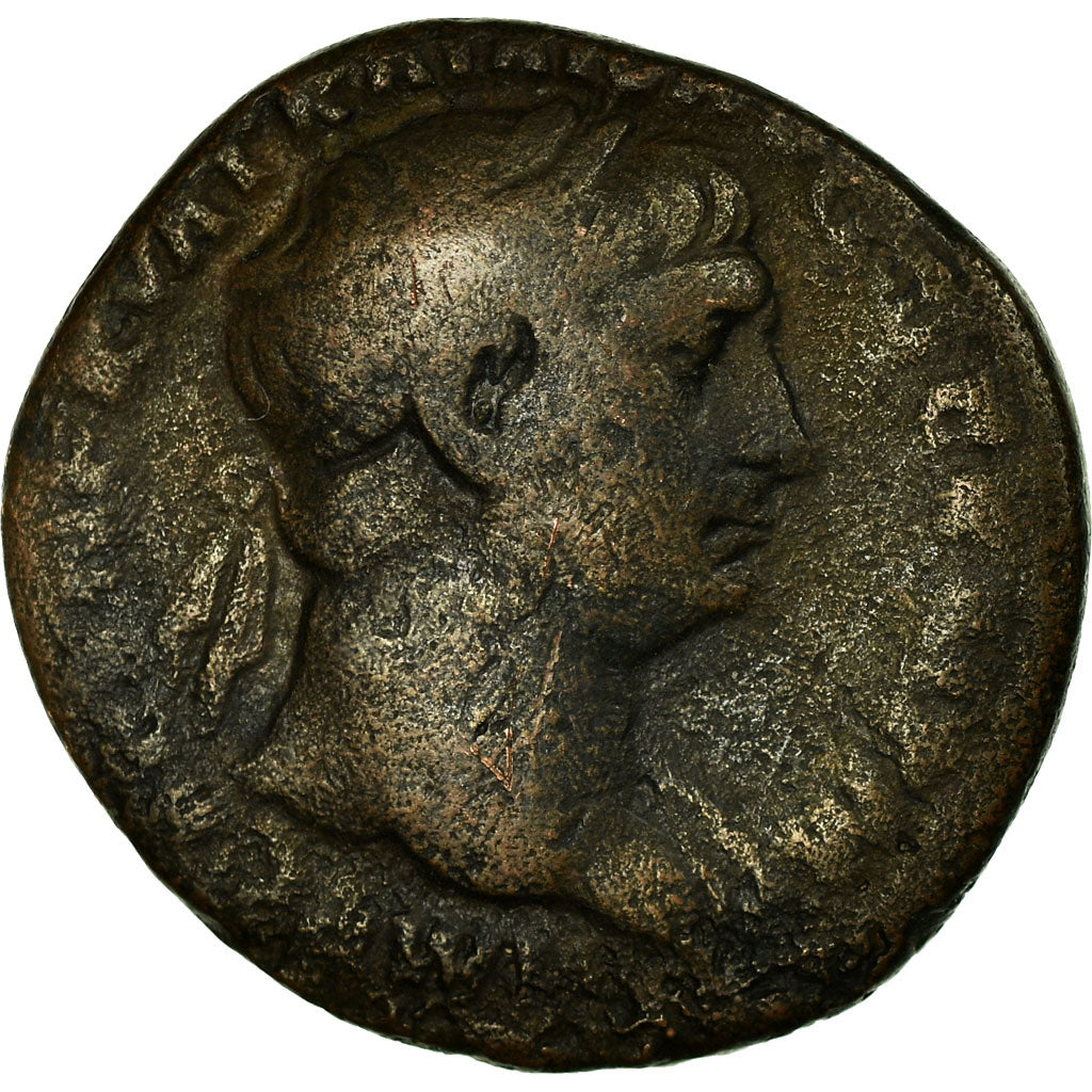 Moneta, Trajan, As, 101-102, Rome, MB, Bronzo, RIC:434
