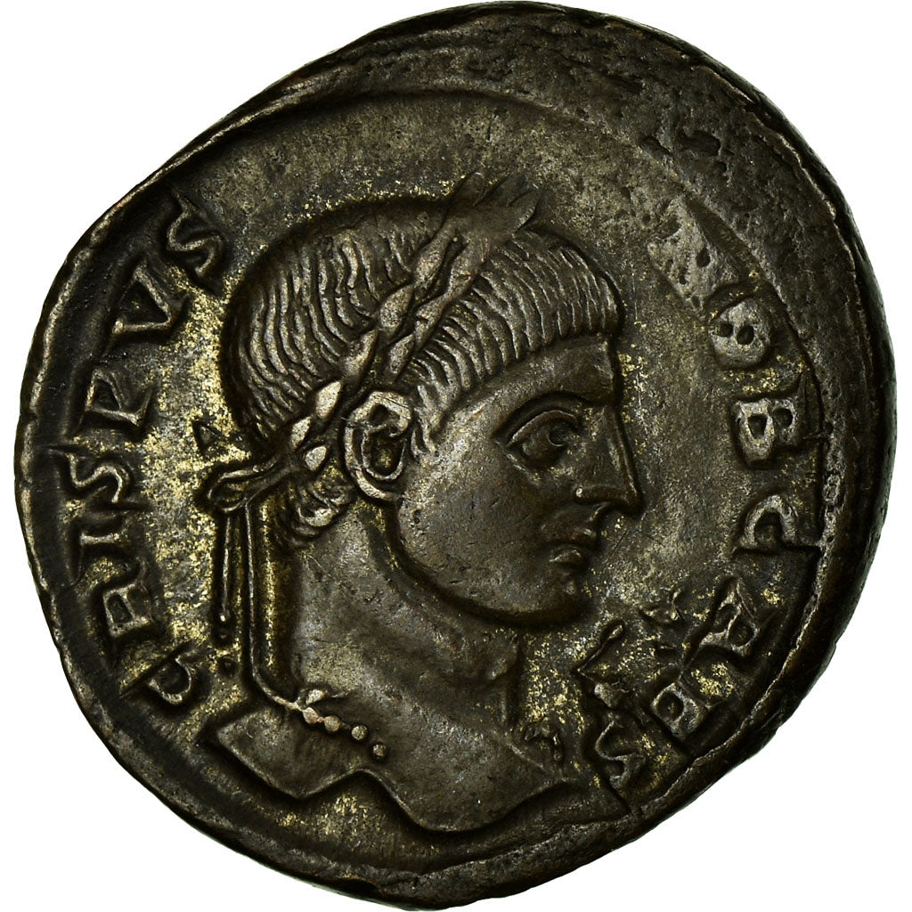 Münze, Crispus, Follis, 321, Arles, SS, Bronze, RIC:230
