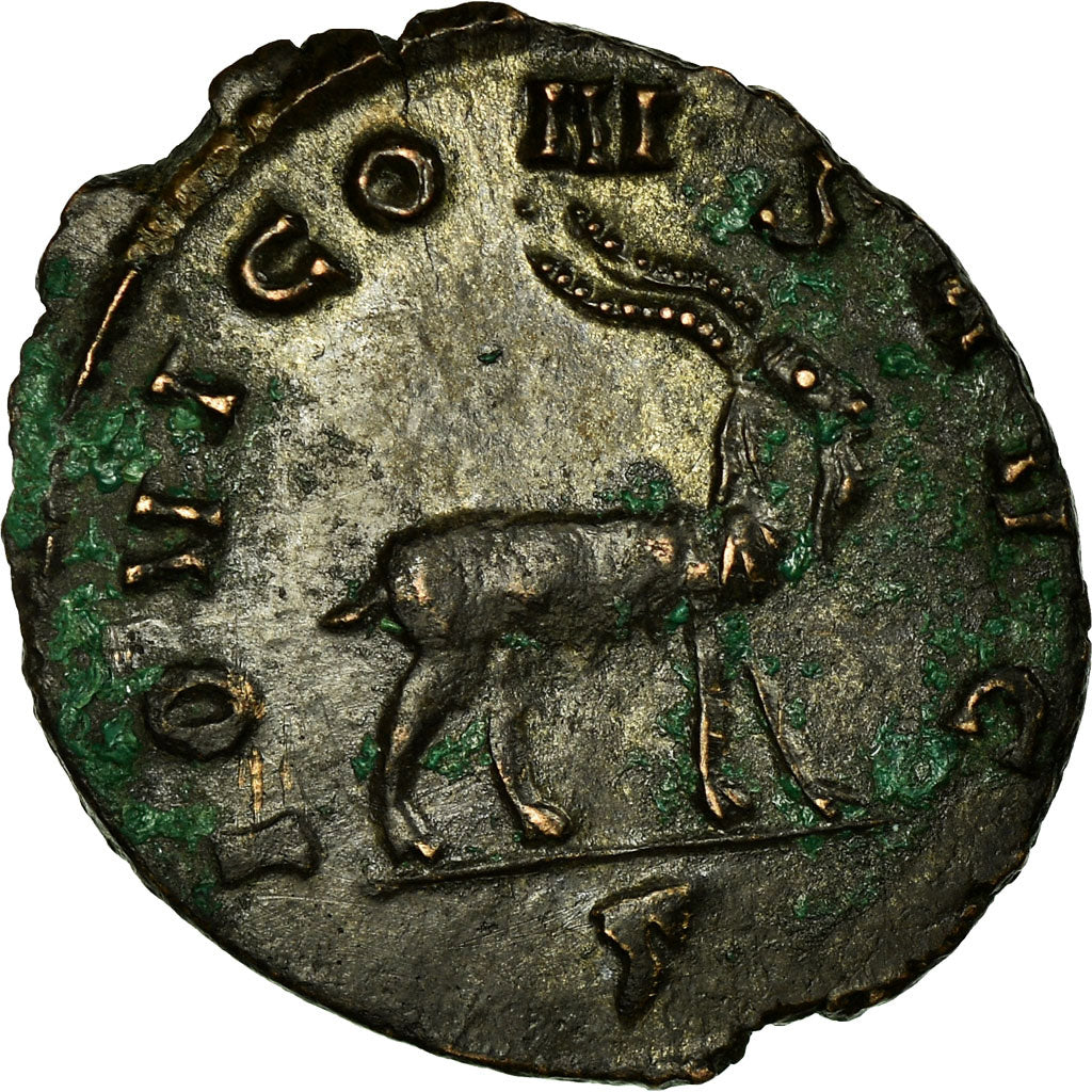 Moneta, Gallienus, Antoninianus, AD 260-268, Rome, BB+, Biglione, RIC:207