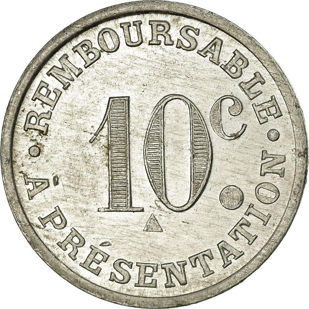 Munten, Frankrijk, Pharmacie Armand BLANC, Réalmont, 10 Centimes, 1923, PR
