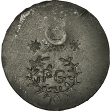 Munten, Frankrijk, P. G (Prisonniers de Guerre), Poitiers, 5 Centimes, ZF, Zinc