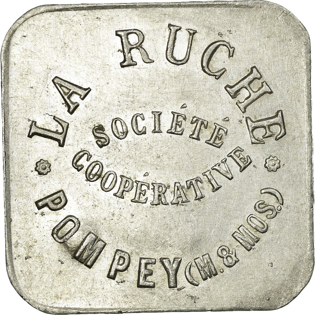 Munten, Frankrijk, Société Coopérative La Ruche, Pompey, 1 Franc, ZF