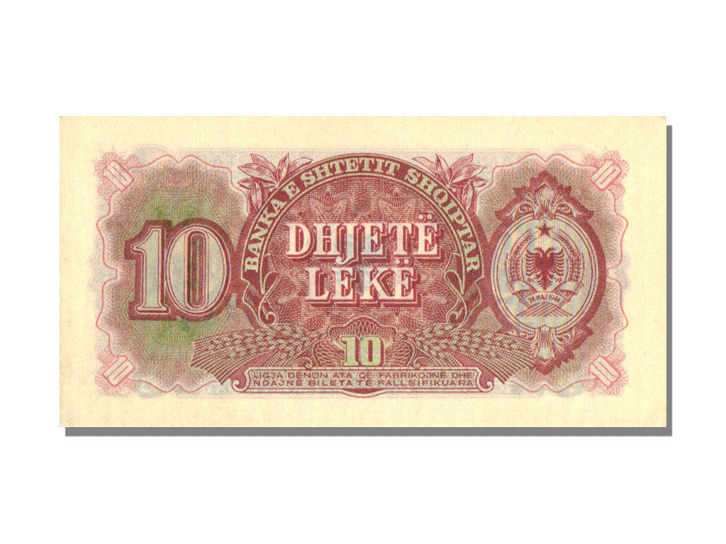 Albania, 10 Lekë, 1957, KM #28a, UNC(65-70), CX