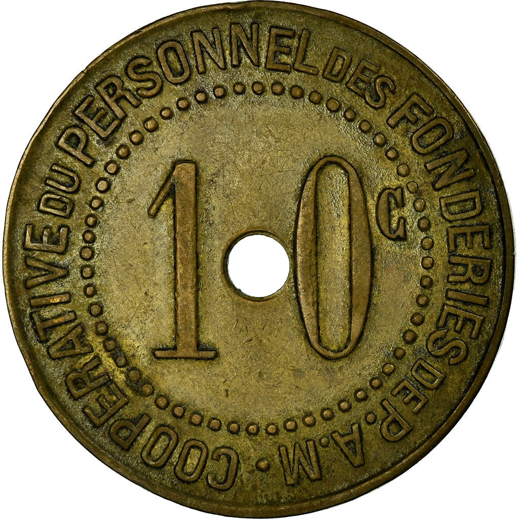 Münze, Frankreich, Coop. du Personnel des Fonderies de P.A.M., Pont-à-Mousson