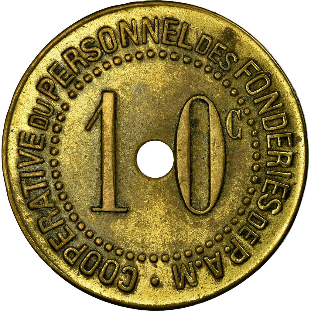 Münze, Frankreich, Coop. du Personnel des Fonderies de P.A.M., Pont-à-Mousson