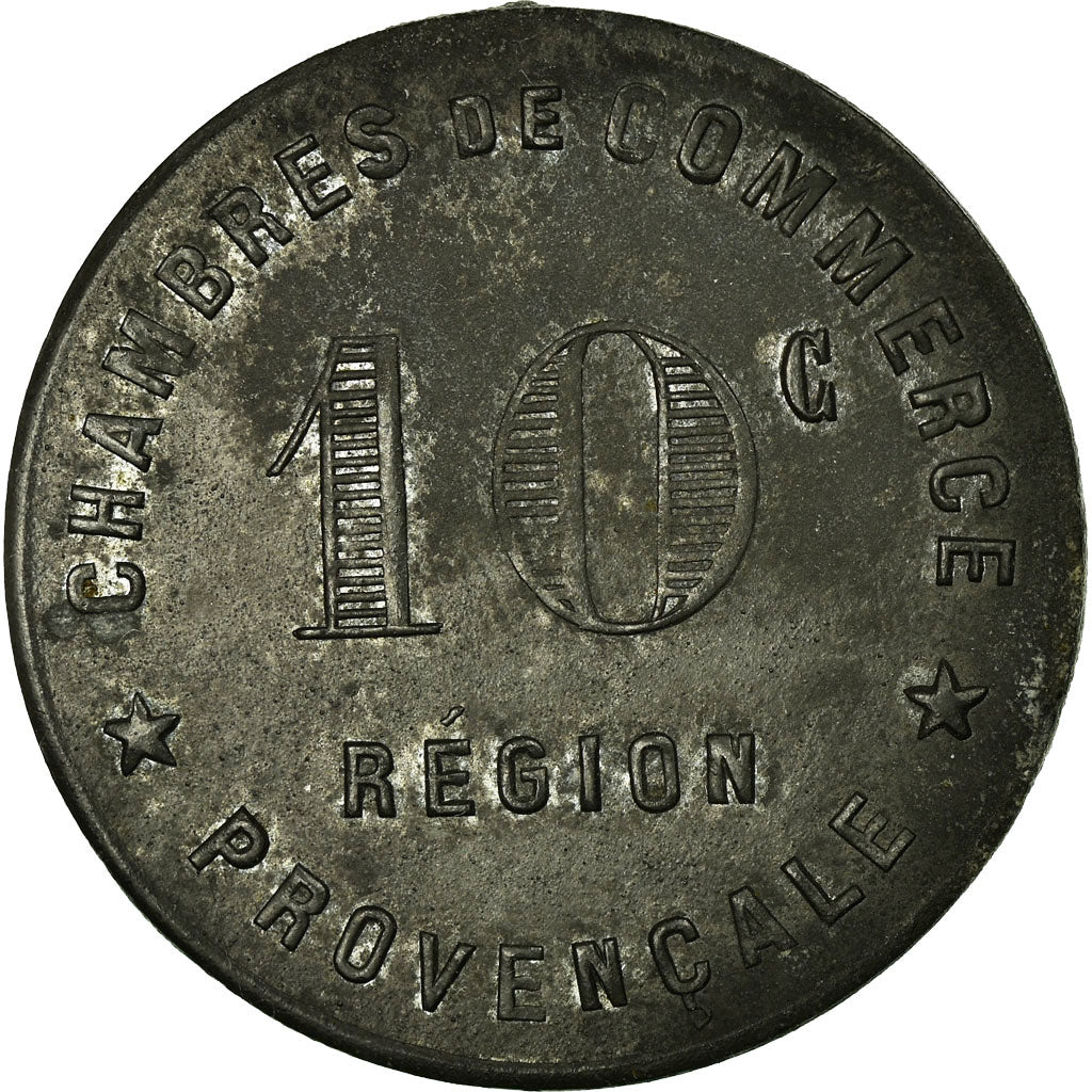 Moneta, Francja, Chambres de Commerce de la Région Provençale, 10 Centimes