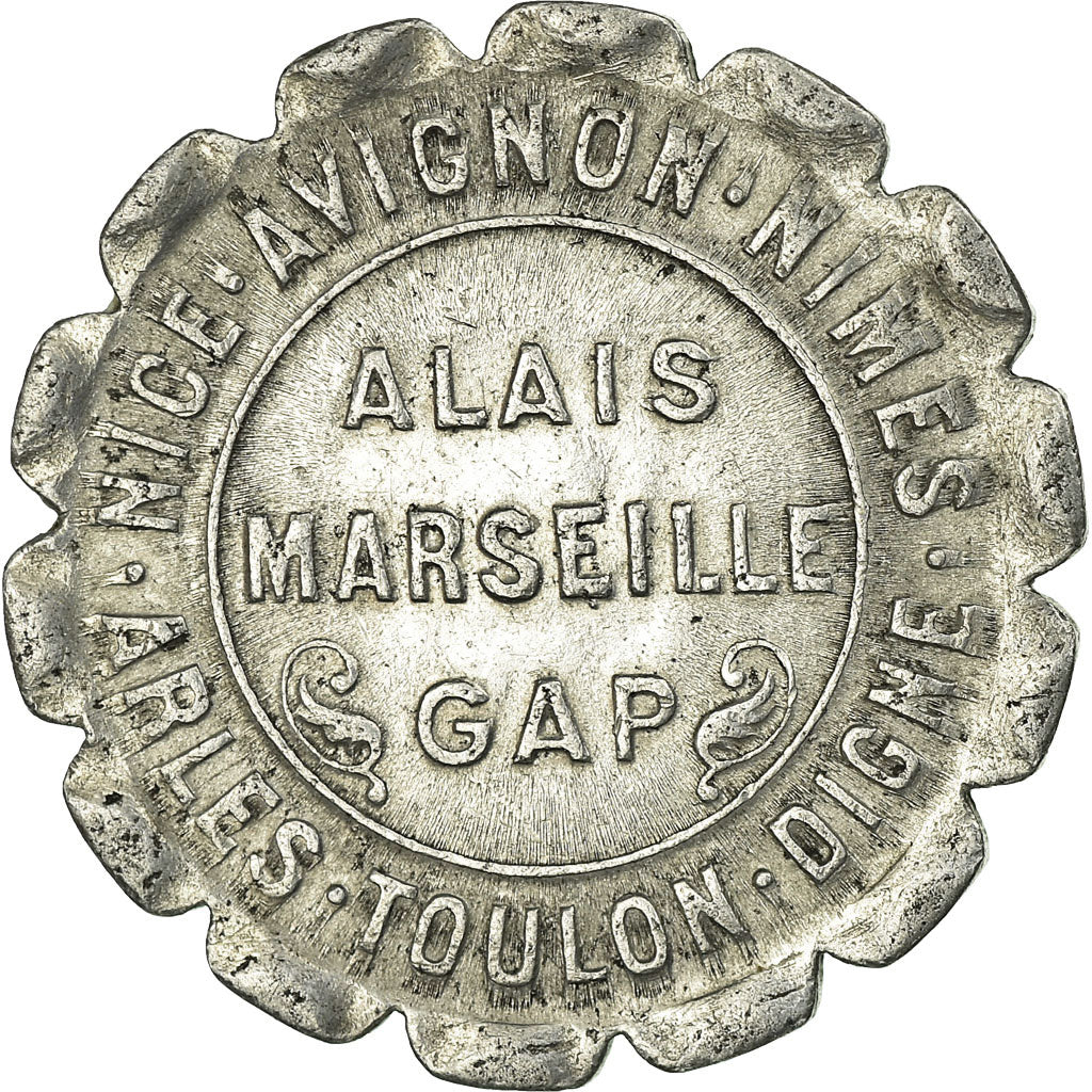 Münze, Frankreich, Chambres de Commerce de la Région Provençale, 5 Centimes