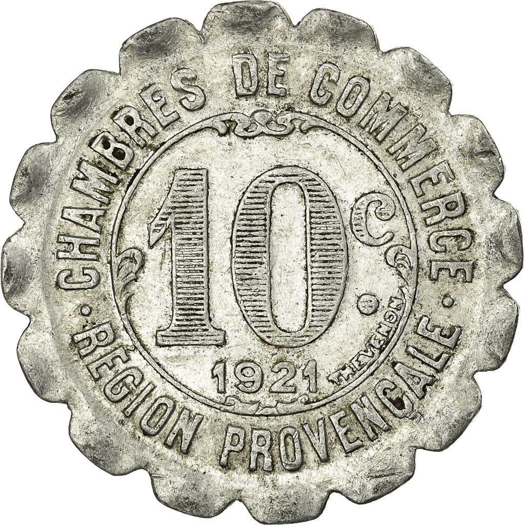Coin, France, Chambres de Commerce de la Région Provençale, 10 Centimes