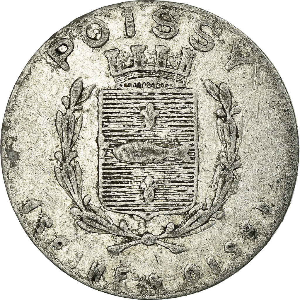 Monnaie, France, Union du Commerce et de l'Industrie, Poissy, 5 Centimes, 1918