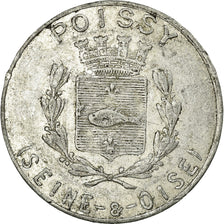 Moneda, Francia, Union du Commerce et de l'Industrie, Poissy, 25 Centimes, 1918