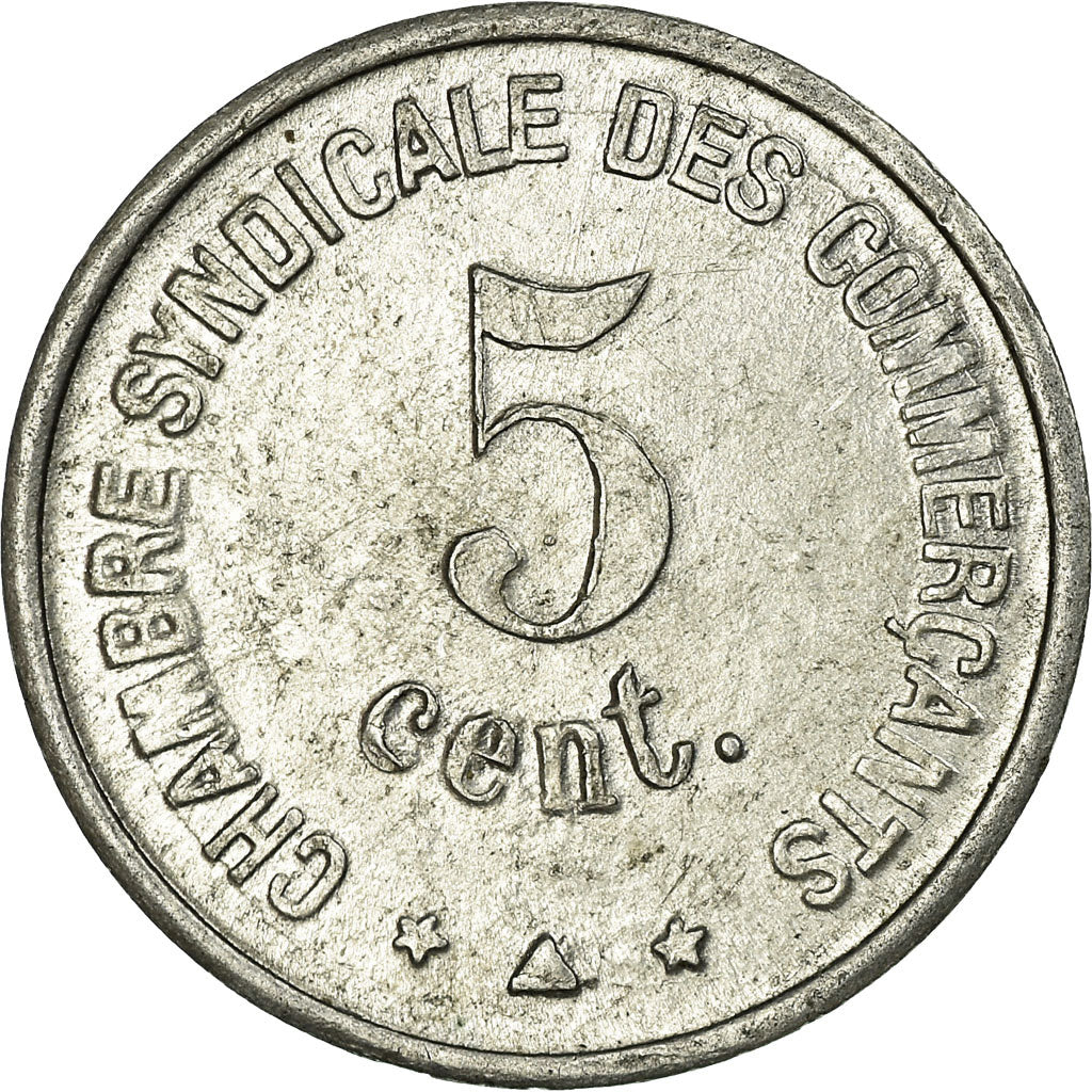 Münze, Frankreich, Chambre Syndicale des Commerçants, Perpignan, 5 Centimes