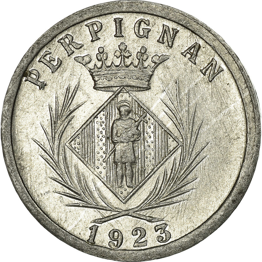 Moneta, Francja, Chambre Syndicale des Commerçants, Perpignan, 5 Centimes