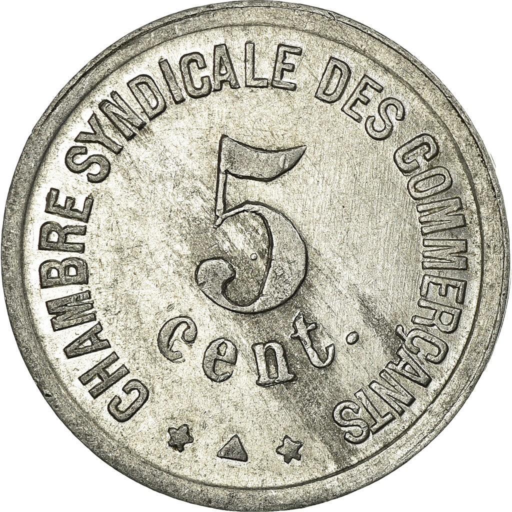 Moneta, Francja, Chambre Syndicale des Commerçants, Perpignan, 5 Centimes