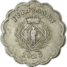 Monnaie, France, Chambre Syndicale des Commerçants, Perpignan, 25 Centimes