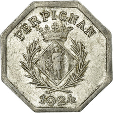 Monnaie, France, Chambre Syndicale des Commerçants, Perpignan, 10 Centimes