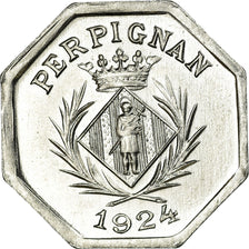 Moeda, França, Chambre Syndicale des Commerçants, Perpignan, 10 Centimes