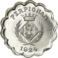 Monnaie, France, Chambre Syndicale des Commerçants, Perpignan, 25 Centimes