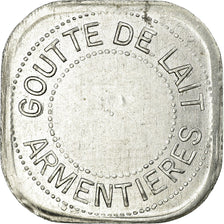 Monnaie, France, Goutte de Lait, Armentières, 2 Francs, SPL, Aluminium