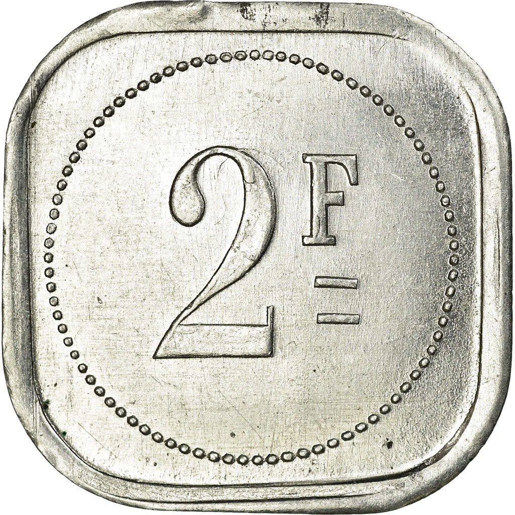 Monnaie, France, Goutte de Lait, Armentières, 2 Francs, SPL, Aluminium