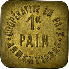 Moneda, Francia, Coopérative La Paix, Armentières, 1 Kilo, EBC, Latón