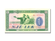 Albania, 1 Lek, 1976, KM #40s2, UNC(65-70), RV