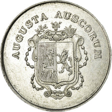 Munten, Frankrijk, Augusta Auscorum, Auch, 10 Centimes, 1917, ZF+, Aluminium