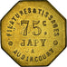 Moneta, Francja, Filatures et Tissages Japy, Audincourt, 75 Centimes, Undated
