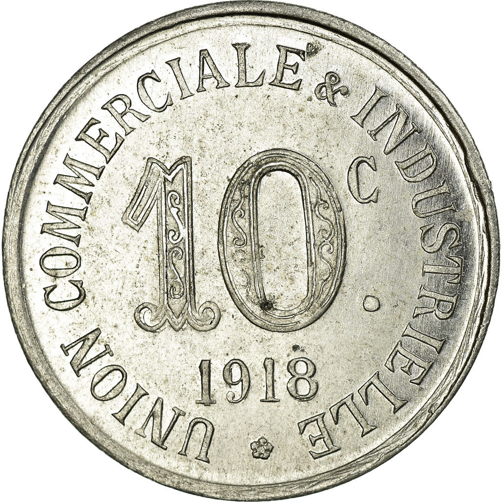 Monnaie, France, Union Commerciale et Industrielle, Annonay, 10 Centimes, 1918