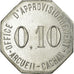Monnaie, France, Office d'Approvisionnement, Arcueil-Cachan, 0.10 Franc, SPL