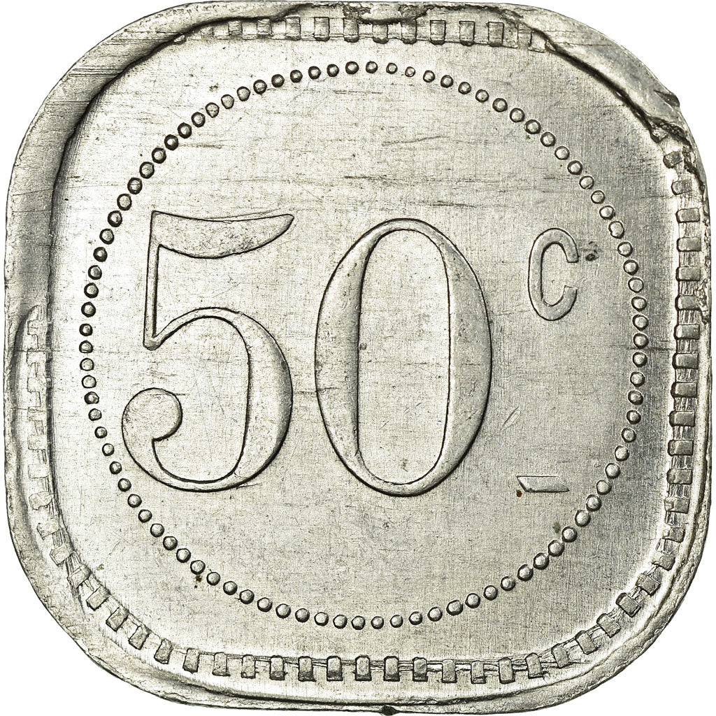 Monnaie, France, Goutte de Lait, Armentières, 50 Centimes, SPL, Aluminium