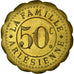 Moneta, Francia, La Famille Arlésienne, Arles, 50 Centimes, SPL, Ottone