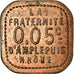 Münze, Frankreich, La Fraternité, Société Coopérative, Amplepuis, 0.05