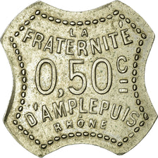 Moneta, Francia, La Fraternité, Société Coopérative, Amplepuis, 0.50