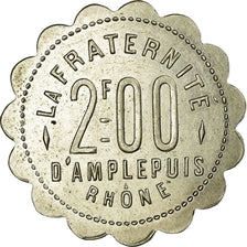 Münze, Frankreich, La Fraternité, Société Coopérative, Amplepuis, 2 Francs