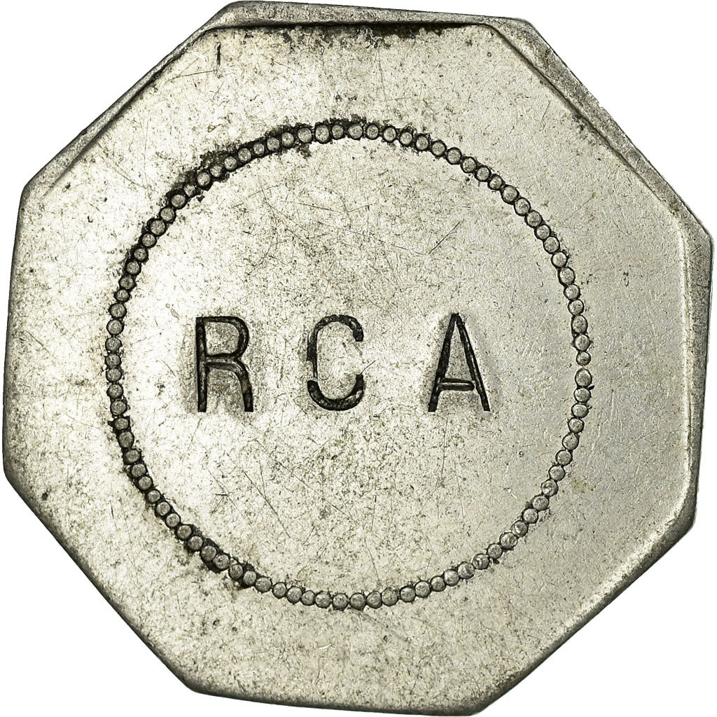 Moeda, França, R. C. A, Angoulême, 25 Centimes, EF(40-45), Alumínio