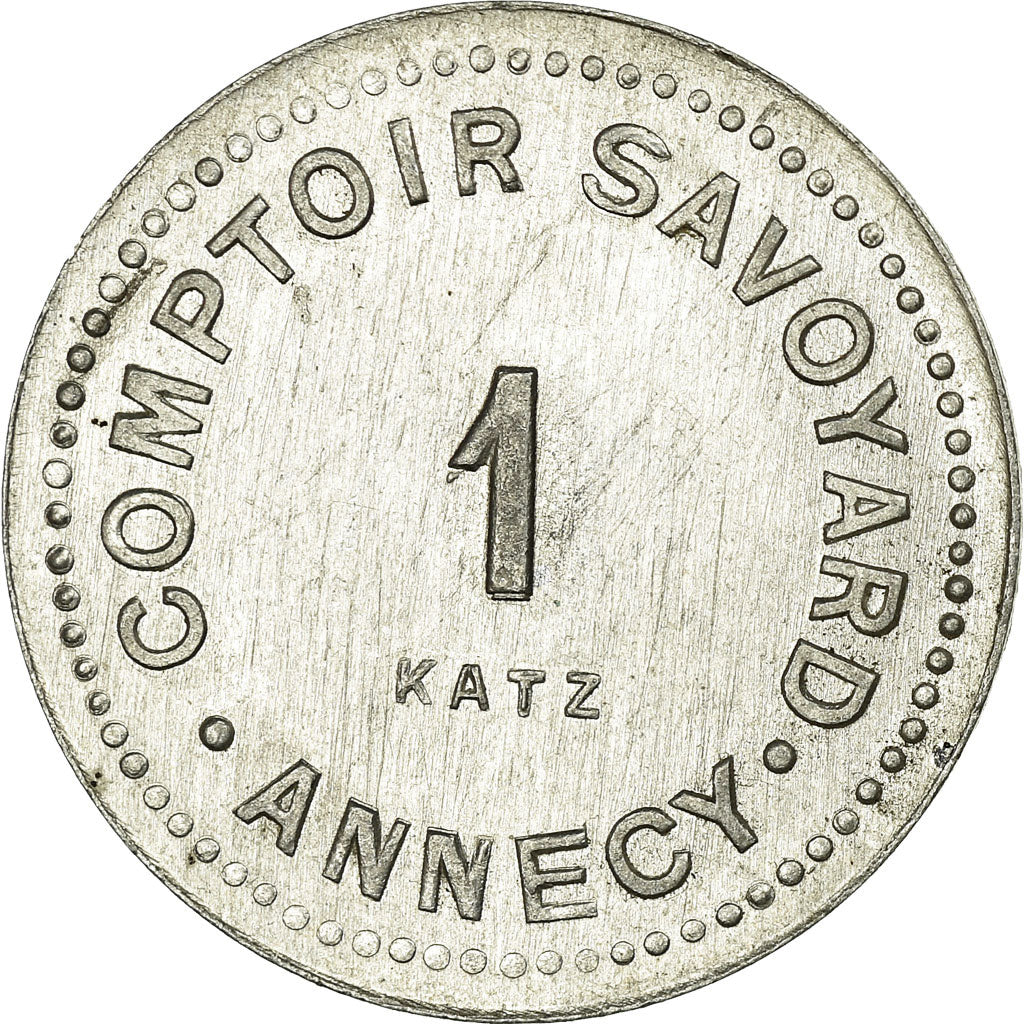 Monnaie, France, Comptoir Savoyard, Annecy, 1 Franc, SUP+, Aluminium, Elie:15.3
