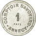 Monnaie, France, Comptoir Savoyard, Annecy, 1 Franc, SUP+, Aluminium, Elie:15.3