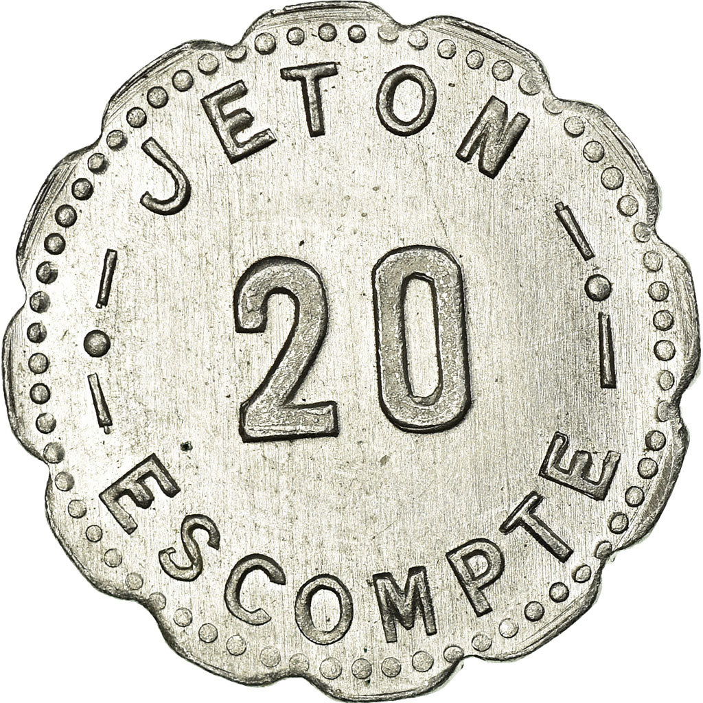 Monnaie, France, Comptoir Savoyard, Annecy, 20 Centimes, SPL, Aluminium