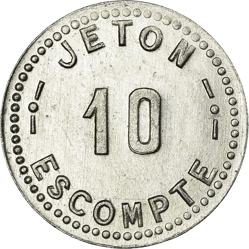 Moeda, França, Comptoir Savoyard, Annecy, 10 Centimes, MS(63), Alumínio