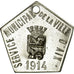 France, Token, Service Municipal de la ville d'Aix, 1914, Aix-en-Provence