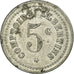 Coin, France, Comptoirs Albertins, Albert, 5 Centimes, EF(40-45), Aluminium